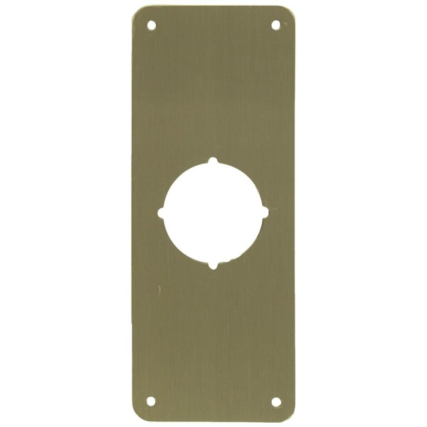 Heat Wave RP 13515 -630 3.5 x 15 in. Stainless Steel Scar Plate with 2.12 in. Hole HE2950589 - main